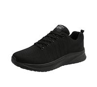 Baskets légères pour homme - Chaussures de sport avec lacets - Chaussures de marche orthopédiques antidérapantes - Chaussures d'entraînement légères à lacets - Décontractées et confortables