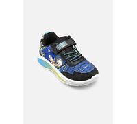 Basket Sonic Noire et Bleue avec Semelle Lumineuse, conçue pour Les Enfants Fans du hérisson Le Plus Rapide 25 au 33 (Système Taille Chaussures EU, Enfant de Moins de 5 Ans, Numérique, Moyen, 26)