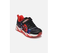 Leomil Spiderman Baskets Garçon Lumineuses Chaussure Enfant 28, Idéal pour l'école et Les Loisirs, Noir