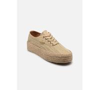 Les Tropéziennes par M. Belarbi Chaussures détente Femme Cosmic Tennis lacet Beige-Or 40 EU