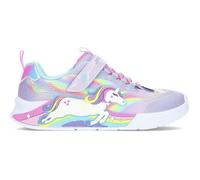 SKECHERS Baskets 'Unicorn Chaser' turquoise / jaune / lavande / rose clair, Taille 32
