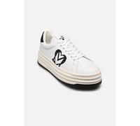 Baskets Love Moschino MULTILAYER pour Femme 37 Blanc