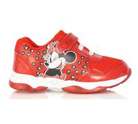 Baskets Lumineuses Fille Disney Minnie - Chaussures de Sport Officielles - Fermeture Scratch - Taille 24 à 32 (Système Taille Chaussures EU, Enfant de 2 à 5 Ans, Numérique, Moyen, 24)