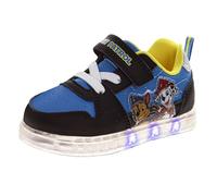 Baskets lumineuses pour garçon Paw Patrol Toy Story Mickey Mouse Spider Man Sonic Avengers Chaussures décontractées à LED pour garçon Taille 6-10 tout-petit 11-12 petit enfant, bleu, 30 EU