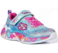 Baskets Magiques Éternelles Skechers Pour Filles En Bleu Clair UK 1 - 14