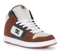 Baskets Manteca 4 Hi S en daim cuir pour unisexe - DC SHOES - Brun beige - Lacets - Plat - Adulte 42