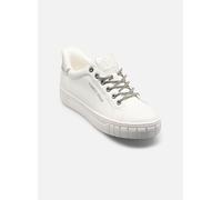 MARCO TOZZI Baskets Femme Semelle intérieure Amovible Feel Me Douce Doublure Douce Moderne, Blanc (White Comb), 38 EU