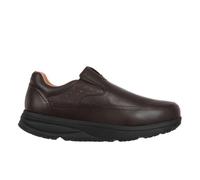 MBT Nishi 2 Chaussures Habillées pour Homme Anatomiques et Confortables. Chaussures Physiologiques Confort Stabilité avec Semelle Courbe. Chaussures Casual en Cuir sans Lacets avec Plateforme. Marron