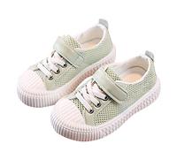 Baskets Mesh Enfants Sneakers Fille en Mode Épaisse Plateforme Basquette Bébé à Respirant Décontractées Course Chaussures Légères Athlétiques Composé en Bout Rond Été Automne (Green, 24 Toddler)