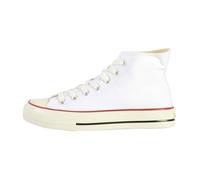 Baskets mi-haute en toile femme Victoria Tribu brillo - Blanc 37