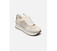 MICHAEL Michael Kors Baskets basses 'RAINA' écru / or, Taille 41