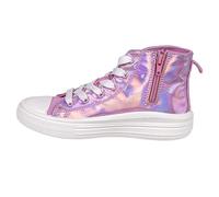 Baskets Minnie Mouse - Couleur Rose Holographique - Taille 30 - Fermeture Éclair avec Lacets - Sneakers Montantes avec Semelle Légère PVC - Motif Minnie - Produit Original Conçu en Espagne