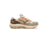 Mizuno Pour des hommes Baskets en daim Wave Rider, blanc