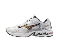 Mizuno - Chaussures lifestyle - Wave MG4 LS White/Artisan's Gold/Galaxy Silver pour Homme - Taille 8 UK - Blanc Blanc 8 UK