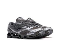 Mizuno Baskets Wave Prophecy LS – Infinity Wave Maille 3D – Noir / Gris métallique – 40 1/2
