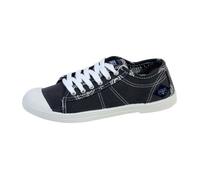 Baskets mode femme - Le Temps Des Cerises - Ballerine bleu - Toile 37