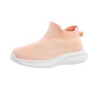 Baskets Mode Fille Légères Confortable Sneakers Bout Tennis Chaussures de Fitness Enfants Large Pieds Nus Marche LED Respirant Outdoor