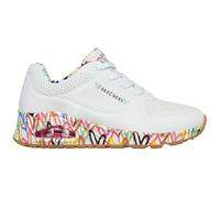 Baskets mode - SKECHERS - UNO LOVING LOVE - Femme - Blanc - Talon compensé 38