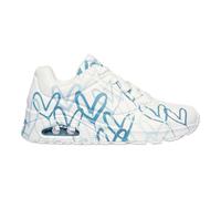 Skechers Femme UNO Spread The Love Basket, White, 39 EU