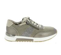 Baskets Mode Sneakers Femmes JANA 23770 Taupe - Beige - Lacets - Textile 37