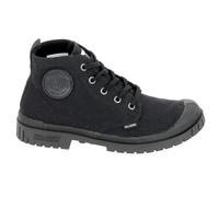 Baskets Mode Sneakers Femmes PALLADIUM Pampa SP20 Hi Noir - Adulte - Plat - Lacets - Textile
