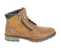 Baskets Mode Sneakers Hommes MUSTANG Sneaker 4140506 Cognac - Marron - Lacets - Plat - Synthétique 40