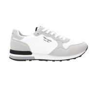 Baskets - TEDDY SMITH - 78385 Blanc - Talon plat - Velours et nubuck - Bout rond 43