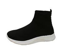 Baskets montantes à enfiler en mousse à mémoire de forme pour femme - Maille respirante - Chic - Antidérapantes - Chaussures orthopédiques légères et confortables pour la salle de sport en plein air