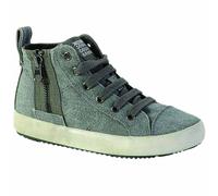 Baskets Montantes À Lacets Velours Grey 31