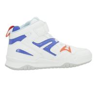 Geox J Perth Boy Basket, Blanc/Rouge, 39 EU