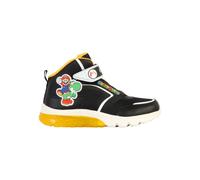 Geox J CIBERDRON Boy J Basket, Black/Yellow, 38 EU