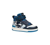 Baskets Montantes À Scratch Superman Marine Blanc 31