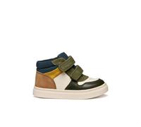 Geox Baskets bébé garçon B Nashik Boy – Lt Ivory / DK Green – EU 24