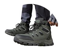 Baskets Montantes de randonnée légères et Confortables, idéales pour Les Aventures en Plein air. (Army Green, 38)