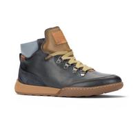 Baskets Montantes en Cuir Bleu Infinity Viana pour Femmes