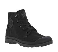 Baskets montantes en toile Womens Pampa Hi noires à lacets plats 38
