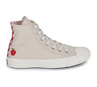 Baskets montantes enfant filles Converse CHUCK TAYLOR ALL STAR CHECKERED ACCENTS Blanc 35 1/2