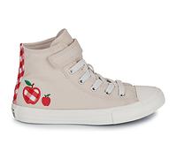 Baskets montantes enfant filles Converse CHUCK TAYLOR ALL STAR CHECKERED ACCENTS EASY-ON Blanc 35