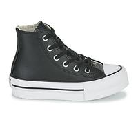 Baskets montantes enfant filles Converse Chuck Taylor All Star Eva Lift Leather Foundation Hi Noir 28