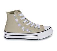 Baskets montantes enfant filles Converse CHUCK TAYLOR ALL STAR EVA LIFT PLATFORM FLORALS Beige 37 1/2