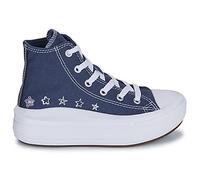 Baskets montantes enfant filles Converse CHUCK TAYLOR ALL STAR MOVE PLATFORM Bleu 35