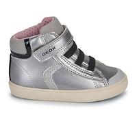 Geox Bébé Fille B Gisli Girl Basket, DK Silver Black, 22 EU
