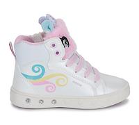 Baskets montantes enfant filles Geox J SKYLIN GIRL Blanc 27