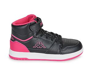 Baskets montantes enfant filles Kappa LOGO RERNAL MD EV KID Noir 31