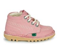 Baskets montantes enfant filles Kickers KICK HI ZIP Rose 30