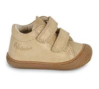 NATURINO Chaussures Premiers Pas en suède pailleté, Platine 25
