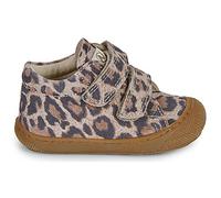 Naturino Chaussons Premiers Pas en suède imprimé léopard, Ébène 22