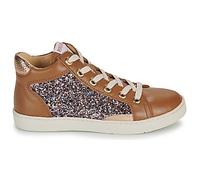 Baskets montantes enfant filles Pom d'Api TOP TOUCH ZIPPY Marron 29