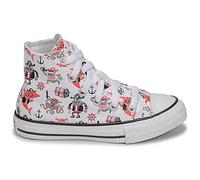 Baskets montantes enfant garcons Converse CHUCK TAYLOR ALL STAR PIRATES COVE HI Blanc 28