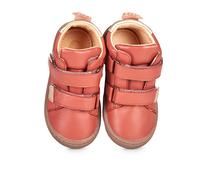 Baskets montantes enfant garcons Easy Peasy MY DEBOO VELCRO Rose 22